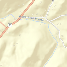 Walkertown Tennessee Street Map