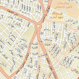 Saqqez Street Map