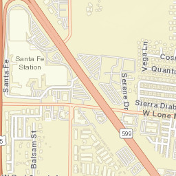 6598 Cosmo Ln, Las Vegas, NV 89130 Street Map