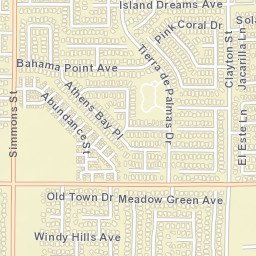 2714 Water Sport Ave North Las Vegas NV Street Map