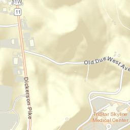 Dickerson Pike & US-41 & I-65 Madison Street Map