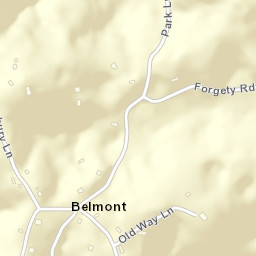 Belmont Tennessee Street Map
