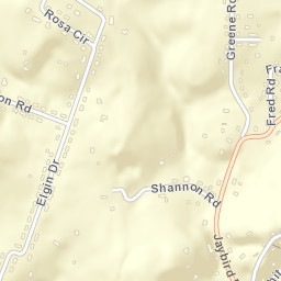 East Ridge Tennessee Street Map