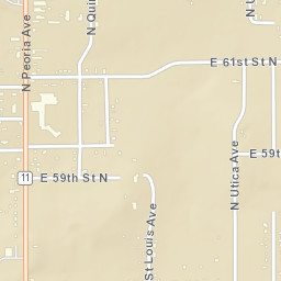 5647-5655 N Utica Pl Tulsa OK Street Map