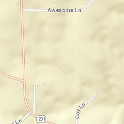 Arkana Arkansas Street Map