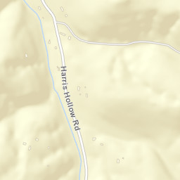 Harris Hollow Tennessee Street Map