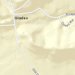Glades Tennessee Street Map
