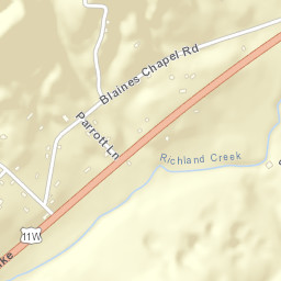 Joppa Tennessee Street Map