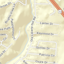 Campbell Acres Tennessee Street Map