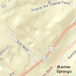 Lampkin Acres Tennessee Street Map