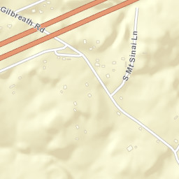 Gilbreath Tennessee Street Map