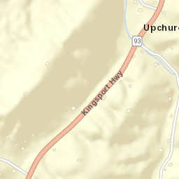 Upchurch Tennessee Street Map