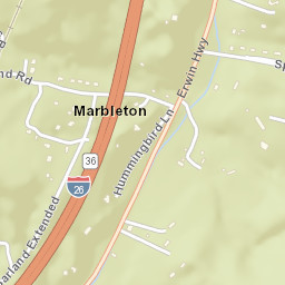 Marbleton Tennessee Street Map