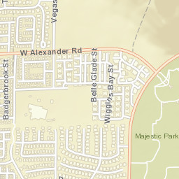 West Alexander Road, Las Vegas, NV Street Map