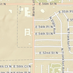 219-223 E 52nd Pl N Tulsa OK Street Map