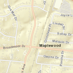 4401-4499 Porsha Dr Nashville TN Street Map