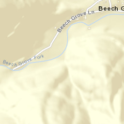 Beech Grove Tennessee Street Map