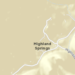 Highland Springs Tennessee Street Map