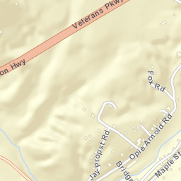 Limestone Tennessee Street Map