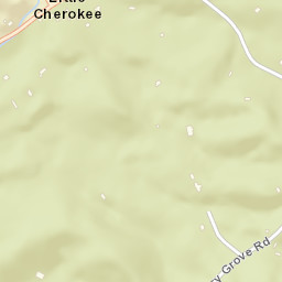 Little Cherokee Tennessee Street Map