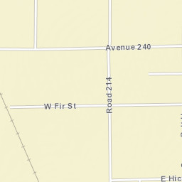 Vance California Street Map