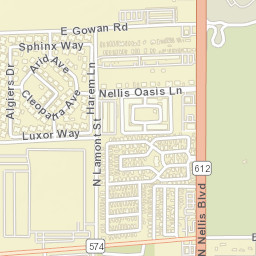 3239-3255 North Nellis Boulevard Las Vegas Street Map
