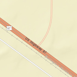 Dallam, TX, USA Street Map