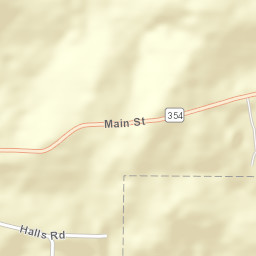 AR-354 Oxford Arkansas Street Map