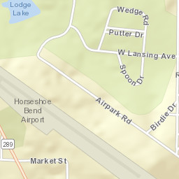 432 W Lansing Ave Horseshoe Bend Street Map