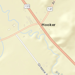 Hooker Arkansas Street Map