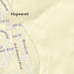 Berryville Tennessee Street Map
