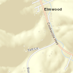 Elmwood Tennessee Street Map