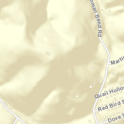 Quail Hollow Tennessee Street Map