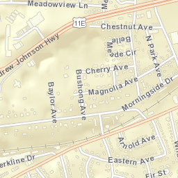 1328-1334 Berkline Dr Morristown TN Street Map
