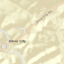 Silver City Tennessee Street Map