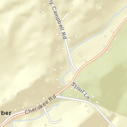 Garber Tennessee Street Map