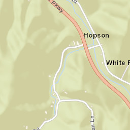 Hopson Tennessee Street Map