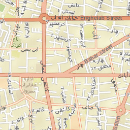 Sabzevar Street Map
