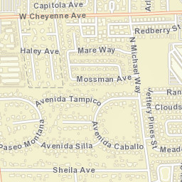5800 Mendoza Ct Las Vegas NV Street Map