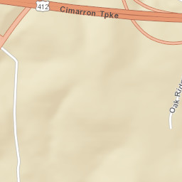 Cimarron Turnpike, Cleveland, OK 74020 Street Map