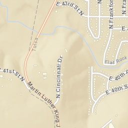 4033-4103 N Cincinnati Ave Tulsa OK Street Map