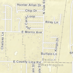 Bethel Heights Arkansas Street Map