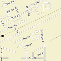 Huron California Street Map