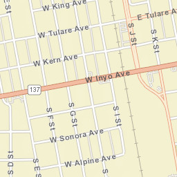 118-124 South K Street Tulare CA 93274 Street Map