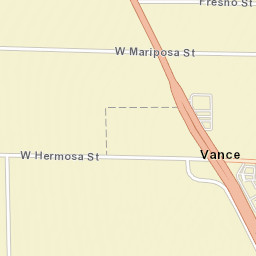 1107 Fresno St Lindsay California Street Map