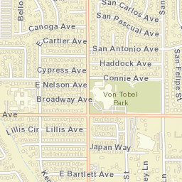 3800-3898 E Bartlett Ave Las Vegas Street Map