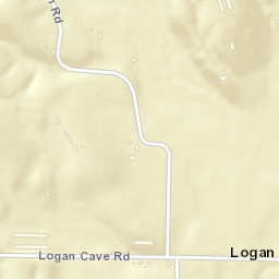 Logan Arkansas Street Map