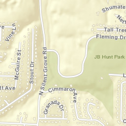 1942-2270 North Silent Grove Road Springdale AR Street Map