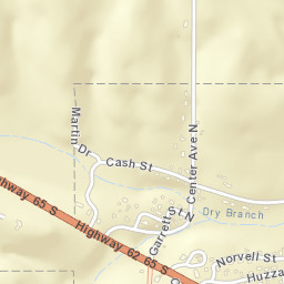 Bellefonte Arkansas Street Map
