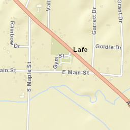 Lafe Arkansas Street Map